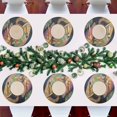 thumbnail image 7 of Ryvnso Bohemia Art Elephant Round Plate Mats Dining Table Placemat Set of 4 for Holiday Decoration, 7 of 7