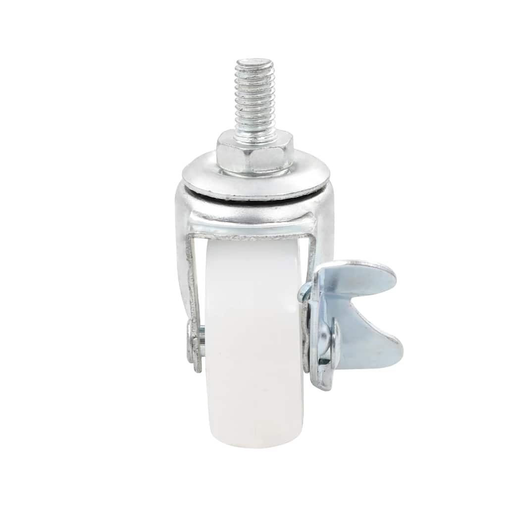 vidaXL 66.1lb Square Umbrella Base with Wheels, Stainless Steel Pipe, 17.7"x17.7" Gray