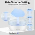 thumbnail image 3 of 7 Color Lights Rain Cloud Humidifier, Timing Water Drip Aroma Diffuser, Mushroom Waterfall Lamp for Home Office Bedroom, 3 of 10