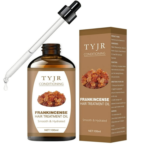 Aceite esencial de incienso para el cuero cabelludo - 100 ml Esencia capilar suave y nutritiva