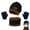 Navy blue, variant on 3Pcs Kids Winter Beanie Hat Scarf Gloves Set for 5-12 Years Old Boys Girls, Beanie Scarf Gloves Set