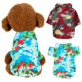 thumbnail image 2 of Pet Colorful Style Costume  Cool Breathable Chiffon Short Sleeve Printed Shirt For Dogs, 2 of 6
