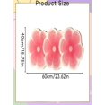 thumbnail image 2 of Flower Pattern Non-Slip Washable Area Rug, Rubber-Backed Indoor Outdoor Floor Mat for Entryway, Kitchen and Bedroom Home Decor, 2 of 5