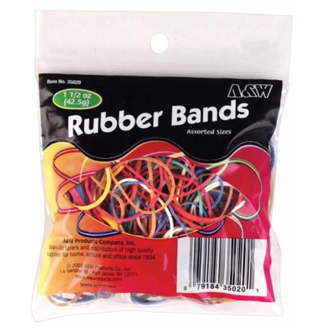 A & W HQ Advance Rubber Bands, 1.5 oz