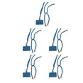 thumbnail image 1 of Methold Cordones antipérdida universales para teléfono móvil, parche cruzado para teléfono móvil, cuerda colgante para el cuello Azul oscuro 5piezas, 1 of 6