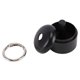 thumbnail image 2 of Joyero De Viaje Para Joyería, Estuche Para Anillos, Organizador De Almacenamiento Portátil Pequeño Con Llavero, Color Negro, 2 of 7