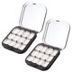 thumbnail image 4 of Paleta de sombras de ojos magnética de 2 piezas para mujer, bandeja para sombras de ojos con godets vacíos., 4 of 7