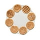 thumbnail image 2 of Vajilla de cerámica, cubiertos, adornos multifuncionales, fácil de limpiar, moda para el hogar. Plato de galleta marrón, 2 of 9