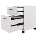 thumbnail image 6 of Bush Furniture Key West 60W L Shaped Desk with File Cabinets and Bookcase, 6 of 7