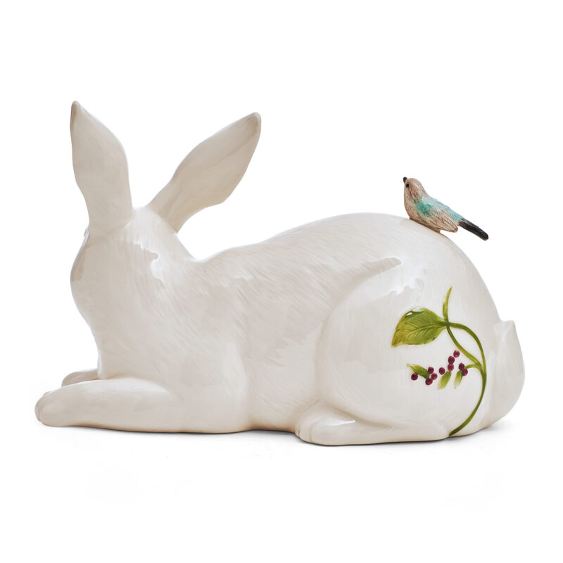 Fitz and Floyd Meadow Rabbit Earthenware Decorative Figurine