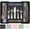 Black, variant on Extra Large Expandable Silverware Organizer, BPA-Free Food-Safe Cutlery Flatware Organizer, Kitchen Utensil Drawer Organizer, Adjustable Silverware Holder for Spoons Forks Knives, Black