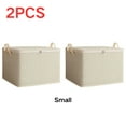 thumbnail image 2 of DcGZvy Heavy Duty Storage with Handles Large Capacity Storage Bags for Clothes Tote Bag Zipper Storage Containers for Space Saving Travel(2pcs), 2 of 8