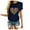 Navy, variant on Up to 50% off Pitauce Women's Valentines Day T-Shirts Heart Leopard Printed Blouses Casual Crewneck Pullover Short Sleeve Summer Tops Soft Comfy Holiday Basic Tee Tops
