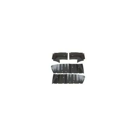 - MACs Auto Parts Premier Products 44-38337 Ford Mustang Door Trim Panel Water Shields - 4 Pieces - Convertible