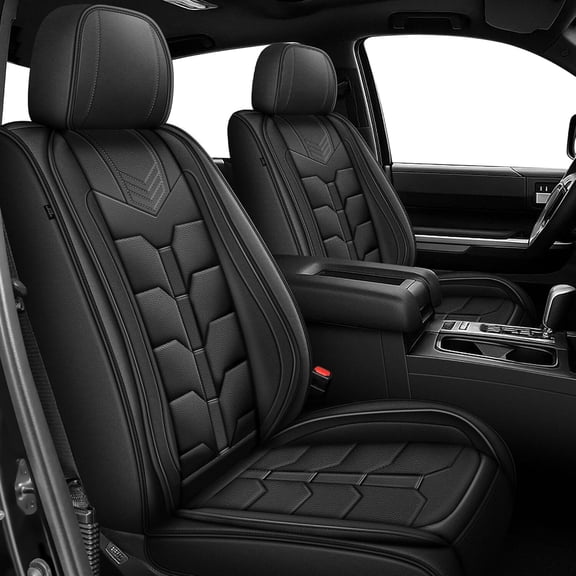 Fit For Toyota Tundra Seat Covers 2022-2025 2026 Crewmax Double Cab SR5 Limited Platinum TRD Pro Truck Pickup Car Seat Covers(Full Set/Blackline)