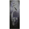 thumbnail image 2 of Northlight Spooky Graveyard with Skull and Bats Halloween Door Decoration - 70.75", 2 of 6