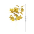 thumbnail image 3 of Cheapark Artificial Fall Maple Leaf - One Realistic Color Flower Arrangement Accessory for Thanksgiving Home Scenic Decor, 3 of 6