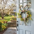 thumbnail image 6 of HuiXinOu Easter Bunny Wreath with Eggs, Hanging Home Holiday Decor, Front Door and Wall Decoration for Spring and Easter Festival, 6 of 8