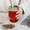 Red, variant on Fyeme Yerba Mate Cup 230ml Yerba Mate Gourd Stainless Steel Tea Cup with One Spoon and Brush, 8oz Heat Insulation Anti Scalding Mate Cup and Bombilla Set