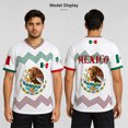 thumbnail image 6 of 2026 New Mexico Soccer Jersey Men, Mexican Jersey Soccer T-Shirt, Jersey De Mexico Crew Neck Short Sleeve Football Shirt, Athletic Training Uniform for Adult, 6 of 8