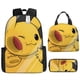 thumbnail image 4 of Juego de 3 mochilas bonitas de Pokémon Pikachu para niños, estuche para lápices, bolsa para el almuerzo, arnés con cojín de aire, impermeable, protección para la columna vertebral, mochila escolar, 4 of 5