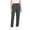 Dark Gray, variant on Qiopertar Women's Straight Leg Work Pants Elastic Waist with Pockets Nursing Caregiver Casual Comfy Solid Color Trousers, Yellow 3XL