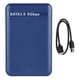 thumbnail image 1 of Estuche para disco duro externo de 2,5 pulgadas, USB 3.0, SATA 3.0, Plug and Play, compatible con capacidad de 3 TB, con indicador LED para Windows, color azul, 1 of 14