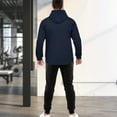thumbnail image 6 of Elegant Comfort Men's Gym Wear-Casual Wear Hoodie-Jogger Set with BLack Jogger and Medium Hoodie, Cream, 6 of 8