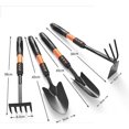 thumbnail image 4 of Gardening Tools,4 Pieces Adult Garden Tools, Lengthen Ergonomic Handles, with Shovels, Hand Rake, Manual Weeders, Hoe, 4 of 5