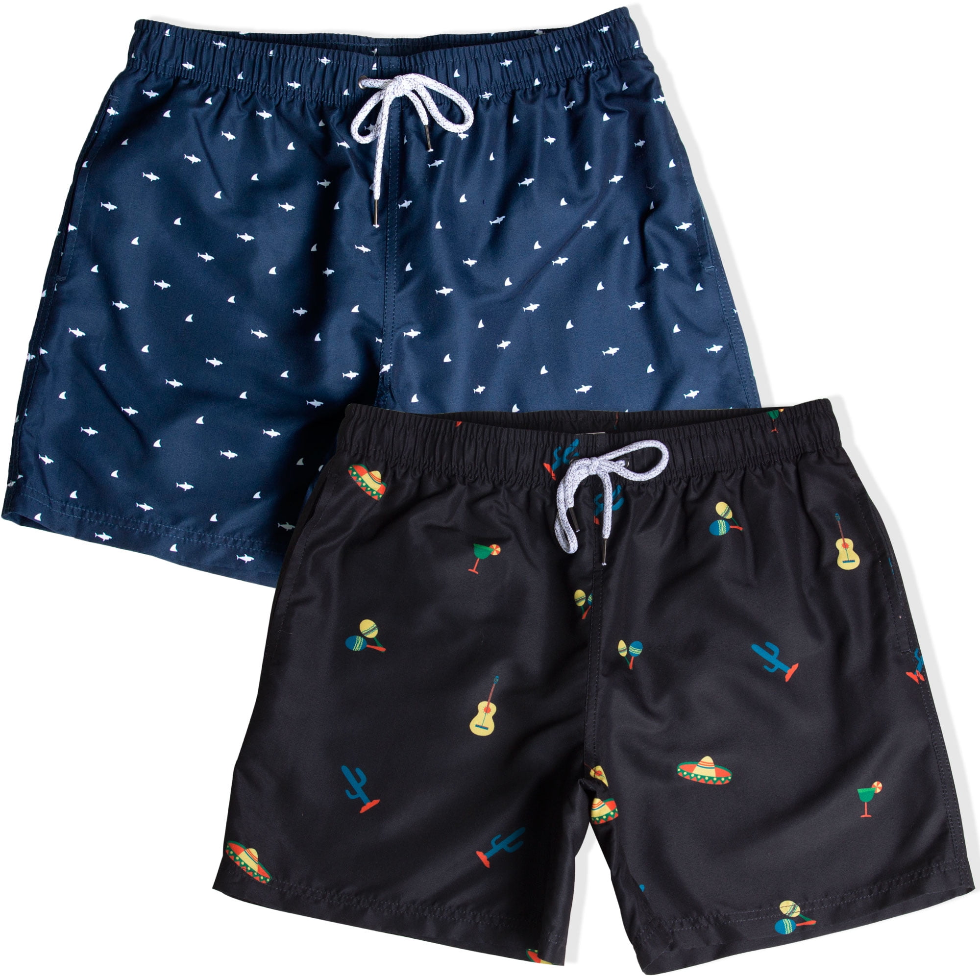 Mens Athletic Swim Trunks Polyester I Just Freaking Love Goats OK Swimsuit with Pockets