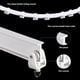 thumbnail image 3 of Riel flexible, soportes de techo a presión para una fácil instalación, ganchos y clips de cortina de metal para mayor seguridad, rodillos de riel para un movimiento continuo, 3 of 5