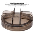 thumbnail image 3 of Pool Pump Strainer Lid, High Compatibility Pool Sand Filter Pump Cover  For 3/4HP 2400GPH 75110, 3 of 8
