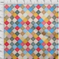 thumbnail image 4 of oneOone Velvet Multicolor Fabric Check Sewing Craft Projects Fabric Prints By Yard 58 Inch Wide, 4 of 4