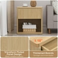 thumbnail image 5 of Brafab Nightstand Set of 2 with Drawers Bedside Table, 5 of 9