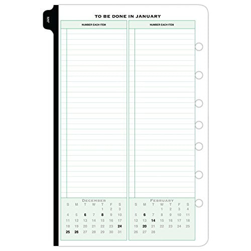 DAYTIMER REFILL;DESK;2 PAGES/