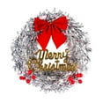 thumbnail image 2 of Tyidzon Christmas Wreath for Front Door Artificial Wreath Christmas Decorations for Fireplaces Stairs Door Window Holiday Festival Wedding Christmas Decorations, 2 of 6