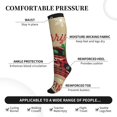 thumbnail image 3 of Bixox Christmas Vintage Red Truck Print Compression Socks,Compression Socks Women & Men Circulation for Medical,Running,Athletic, 3 of 7