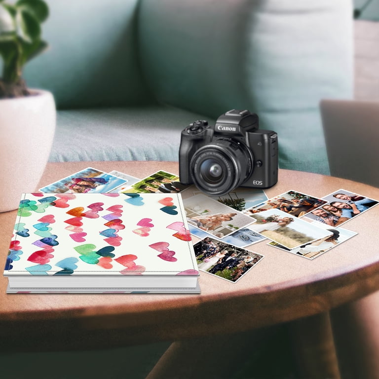 Fintie 4x6 Photo Album with 600 Pocket Capacity, Raining Hearts photo 6