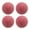 red, variant on Lipstore 4 Pieces Foosball Balls Mini 1.42 inch for Recreation Room Home Family Party red