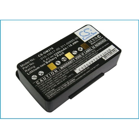 2200mAh Battery for Garmin GPSMAP 276 276c 296 396 496