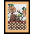 thumbnail image 1 of Tobin DW2804 14 Count Brown Checkered Cat Counted Cross Stitch Kit, 5 by 7-Inch, 1 of 3