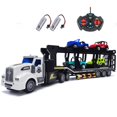 thumbnail image 1 of Camión transportador de coches con control remoto con 4 coches para niños, 1 of 6