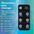 thumbnail image 2 of Masajeador de pies y pantorrillas Cloud Massage Shiatsu con calor negro, 2 of 9