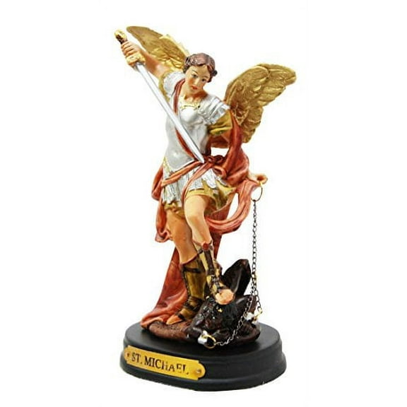 Taxiarch Archangel Michael God's General 5" Inch Holy Religious Figurine Altar Sculpture