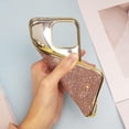 thumbnail image 2 of Compatible with Cute iPhone 13 Pro Bling Diamond Case Glitter for Women 3D Rhinestone Crystal Shiny Sparkly Protective Cover with Electroplate Plating Bumper Luxury Fashion Case Rose Gold, 2 of 14