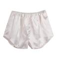 thumbnail image 2 of ALLLIST Womens Pajamas Shorts Satin Bottoms Plain Comfy White Home Clothes Loungewear Women, 2 of 5