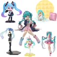 thumbnail image 2 of Figura Original de Hatsune Miku, figura de princesa de pelo largo, posición sentada, falda con lazo, modelo de muñeca bonita para regalo de colección de Fans, 2 of 4