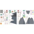 thumbnail image 3 of Wallpops Wpk2578 Kit De Arte De Pared Con Llamas Relajadas, Gris, 3 of 3