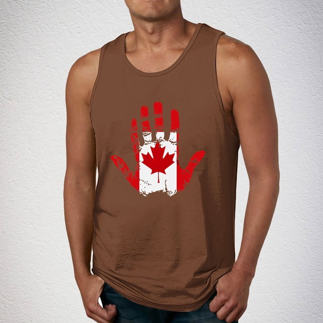 Camiseta sin mangas de cuello redondo para hombre, ropa de ocio, fitness, para el hogar, pijama, camiseta con estampado a color, blusa deportiva de poliéster para hombre