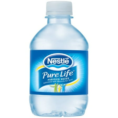 Nestle Pure Life Purified Water, 8 Fl Oz, 24 Count
